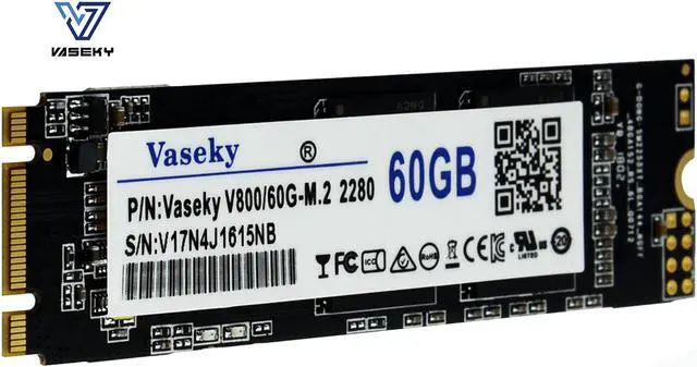 Alt view image 2 of 4 - Vaseky M.2 2280 SATA 60GB SSD MLC Internal Solid State Drive (SSD) for Desktop Notebook Standrad M.2 SATA 60GB SSD MLC Storage Grain