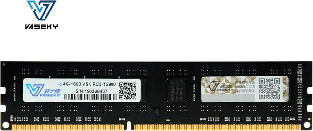 Main image of Vaseky 4GB DDR3 1600 Desktop Memory DDR3 1600 (PC3 12800) Desktop Memory Model MEMVSKDDR316004G