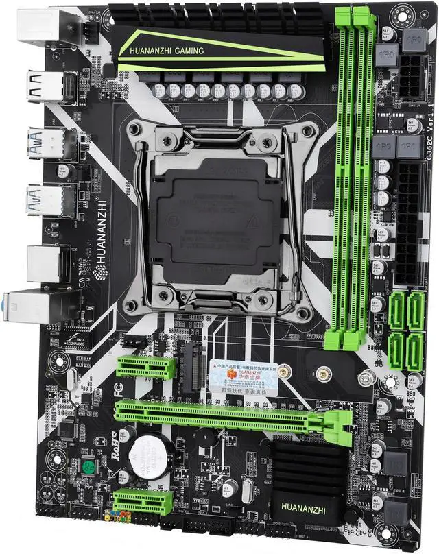 Alt view image 2 of 4 - HUANANZHI X99-8M M-ATX Desktop Motherboard LGA 2011-v3 E5 v3 v4 I7 CPU DDR4 RAM Supports E5 2680V3 4620V3 2506V3 2680 V3 E5 V3 V4 Xeon DDR4 CPU M.2 PICE NVMe Socket DDR4 USB 3.0