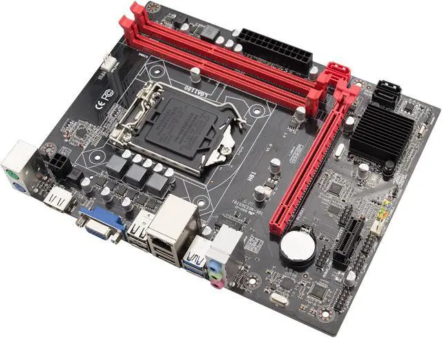 Alt view image 4 of 7 - Jingsha H81 M-ATX Desktop Motherboard LGA1150 CPU I3 4170 i5 4590 DDR3 USB 3.0 SATA 6Gb/s
