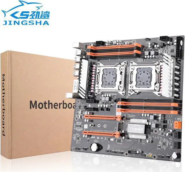 Alt view image 5 of 5 - Jingsha X79 Dual CPU Motherboard Intel Xeon LGA 2011 E5 V2 WS Workstation Motherboard
