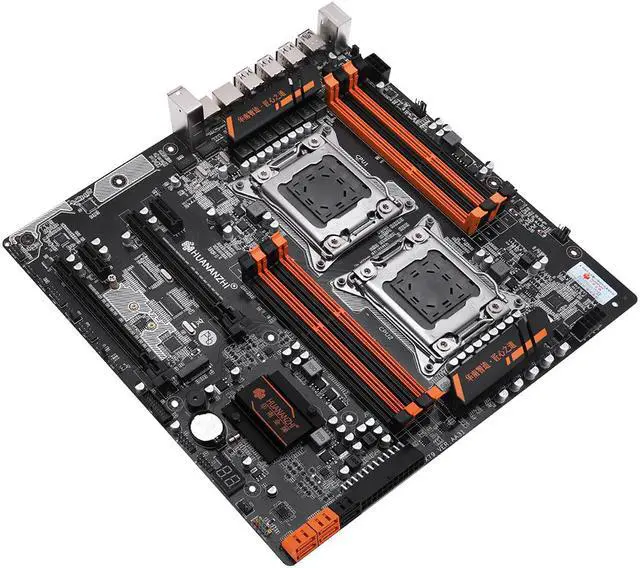 Alt view image 2 of 4 - HUANANZHI X79 Dual Intel Xeon CPU LGA 2011 Sever Motherboard Workstation Motherboard Supports e5 v2 2680 V2