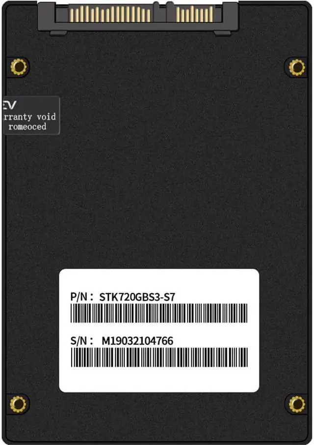 Alt view image 4 of 5 - Gloway STK 2.5" 720GB SSD SATA III Internal Solid State Drive (SSD) 6Gb/s 2.5"/7mm