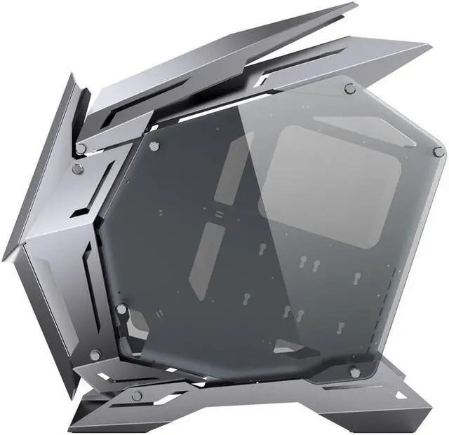 Alt view image 4 of 7 - JONSBO MechWarrior MOD-3 Gaming Computer Case Support XL-ATX Motherboard 360mm Liquid Cooler Front Panel with 5V ARGB Lighting USB 3.0 *2