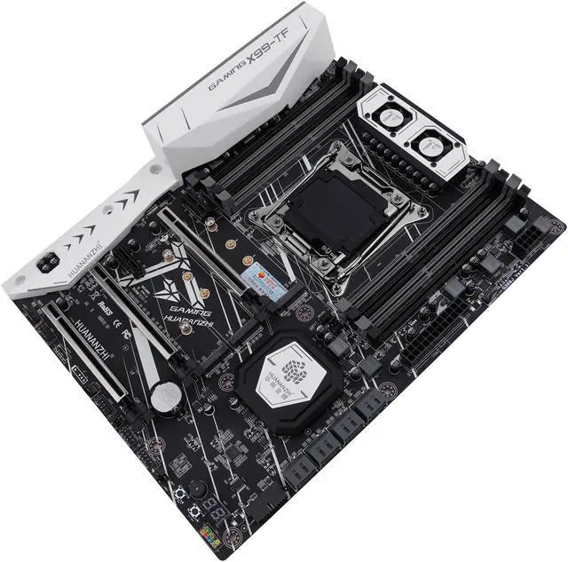 Alt view image 2 of 8 - HUANANZHI X99-TF ATX Standard Desktop Motherboard LGA 2011-v3 E5 v3 v4 I7 CPU DDR4 DDR 3 RAM Supports E5 2680V3 2506V3 2678 V3 E5 V3 V4 Xeon CPU Dual M.2 PICE NVMe Socket Support DDR3 or DDR4 USB 3.0