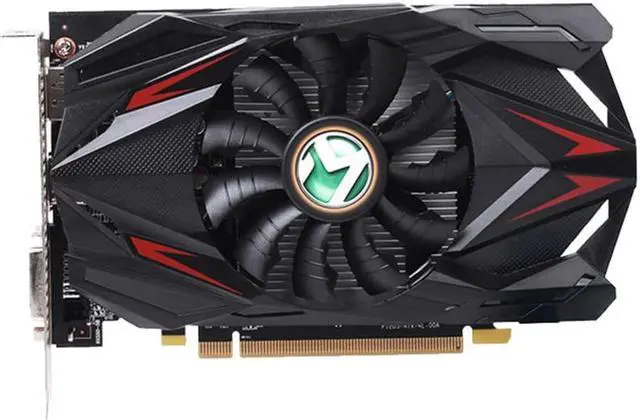 Alt view image 2 of 5 - Maxsun Radeon RX 550 4G Graphic Card GDDR5 GPU Gaming Video Card video For PC New cyclone blade cooling system 9CM large size frost blade fan