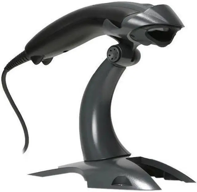 Main image of Honeywell Voyager 1200g Wired Laser 1D Barcode Scanner, RS232/USB/KBW/IBM, USB Kit with Stand, Black - 1200G-2USB-1