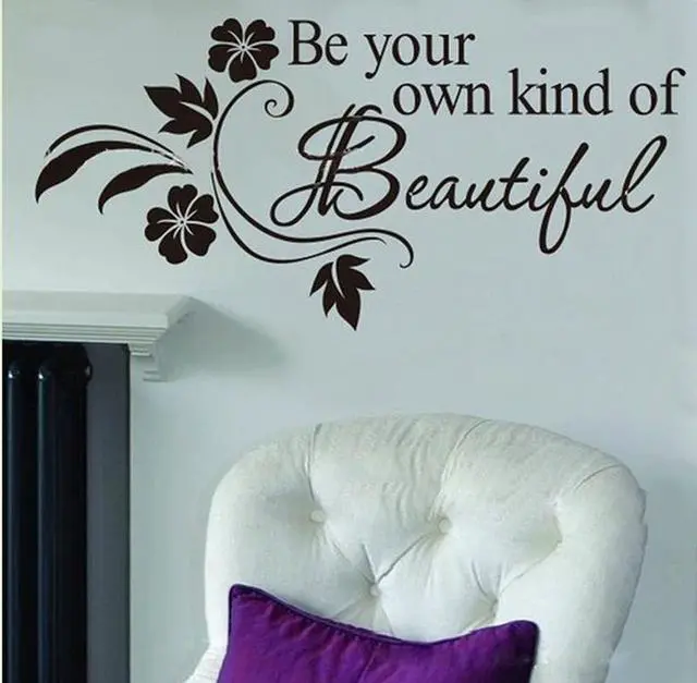 Main image of White 10" x 22" Be Your Own kind of Beautiful