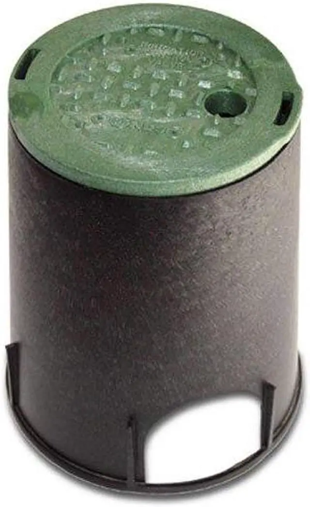 Alt view image 2 of 5 - NDS 107BC Valve Box, Round, 9in.Hx8-3/8in.W, 6-1/2in.