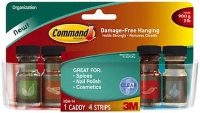 Alt view image 2 of 3 - Caddy CLR (4) STRP Command MED 3M Adhesive Hooks HOM-14 051141943176