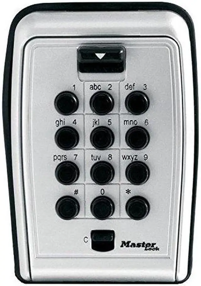 Alt view image 2 of 7 - Wall Mount Push Button Key Safe