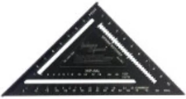 Alt view image 2 of 7 - JOHNSON LEVEL & TOOL 1904-1200 Rafter Square,Aluminum,12 in.