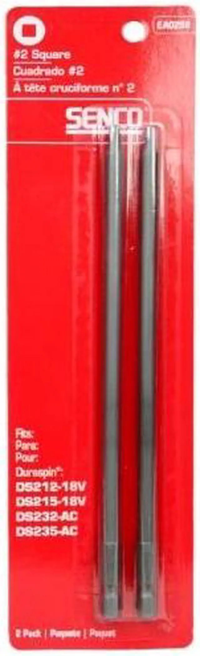 Alt view image 4 of 9 - SENCO EA0298 No 2 Square Bit,2 Pieces,1/4" Shank,PK2