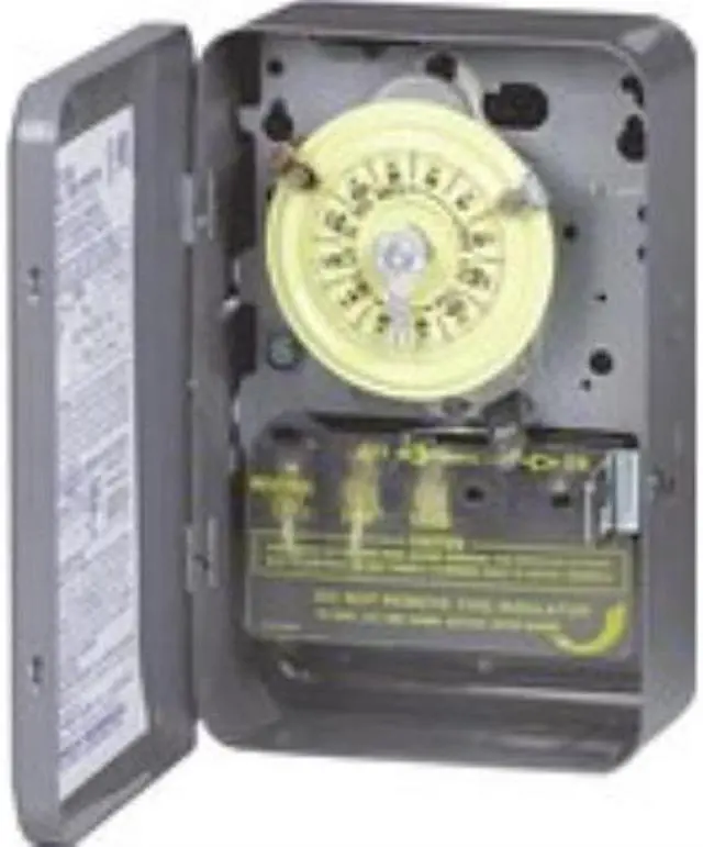 Alt view image 3 of 20 - Intermatic T103 120-Volt DPST 24 Hour Mechanical Time Switch