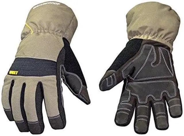 Alt view image 3 of 11 - Cold Protection Gloves, 2XL, Gray/Green, Pr