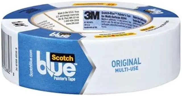 Alt view image 2 of 20 - 3M 2090 ScotchBlue Original Painter's Tape: 1-1/2 in x 60 yds. (Blue)