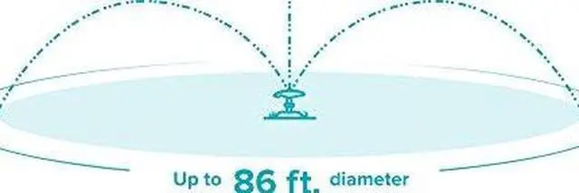 Alt view image 2 of 4 - Pulsating Lawn Sprinkler GILMOUR MFG Sprinklers 196SPB 034411011966