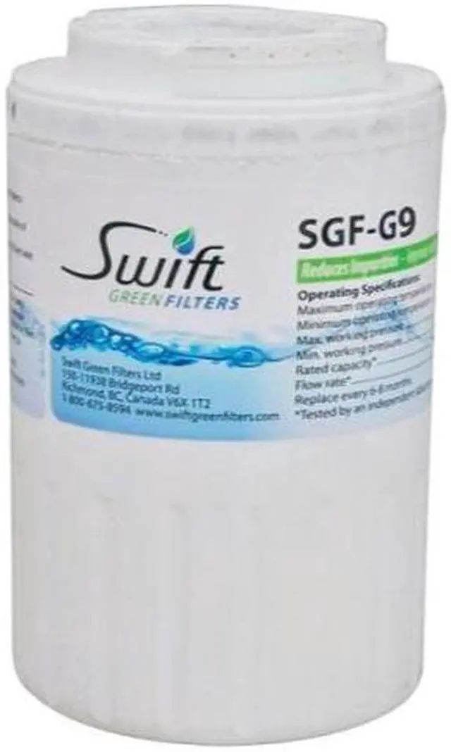 Alt view image 2 of 2 - Swift Green Filters SGF-G9 Rx Compatible Pharmaceuticals Refrigerator Water Filter for MWF, MWFA, WF-287,WF287, 469991, Made in USA