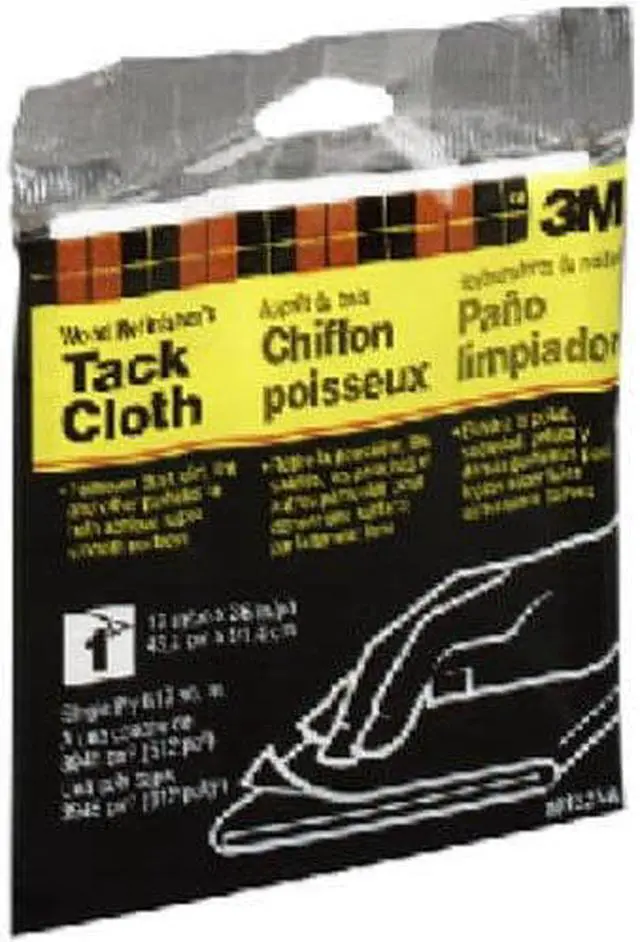 Alt view image 7 of 13 - Wood Refinisher Tack Cloth 3M Tack Cloth 10132 051111101322