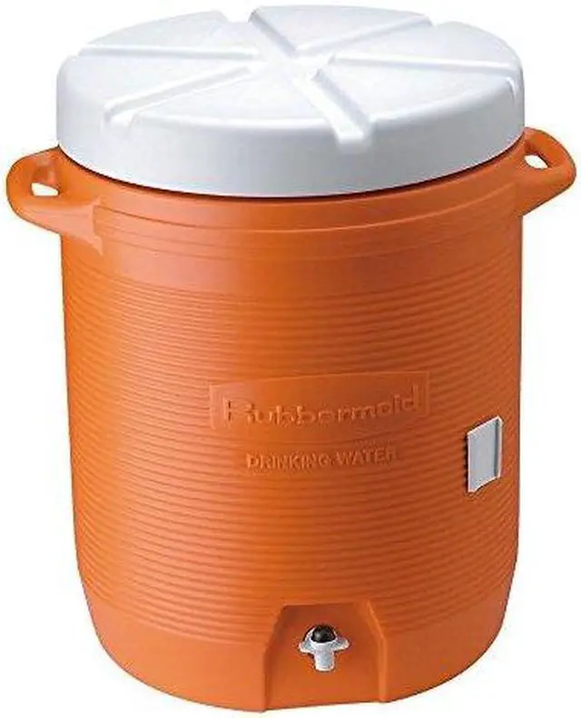 Alt view image 7 of 9 - Rubbermaid Commercial 325-1610-01-11 10 Gal Water Cooler,  Orange