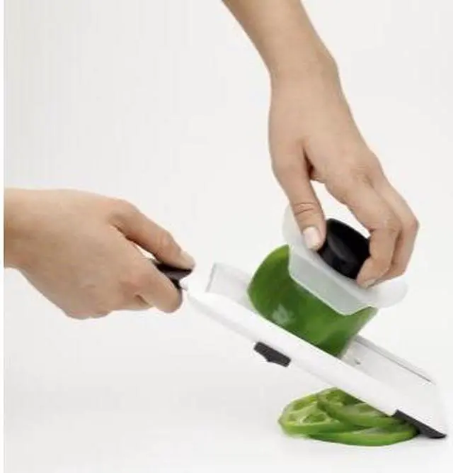 Alt view image 6 of 9 - SLICER MANDOLINE HNDHLD SS BLD