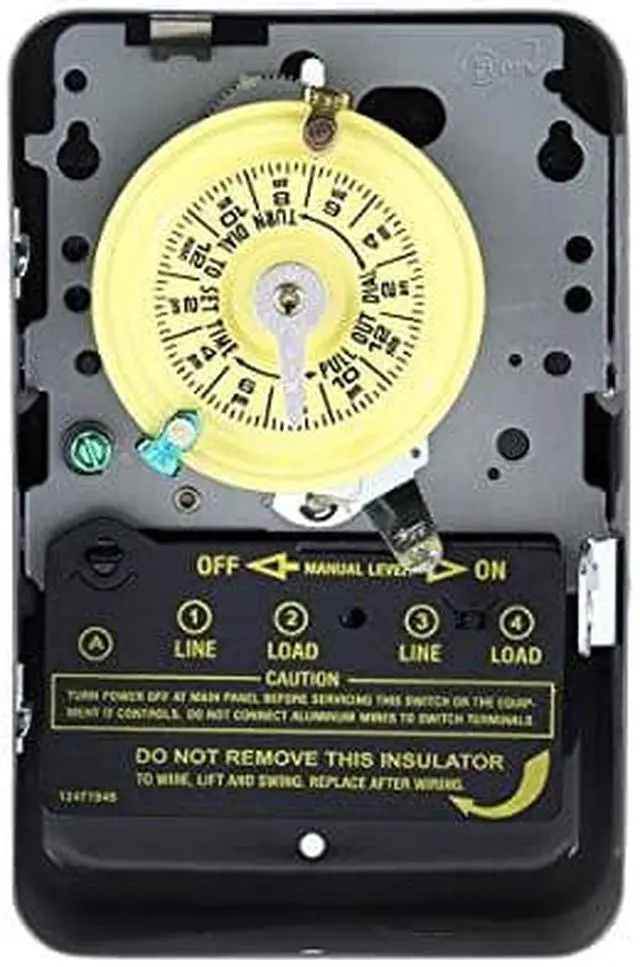 Alt view image 3 of 14 - Intermatic 240V 40A 4000W DPST Timer T104D89