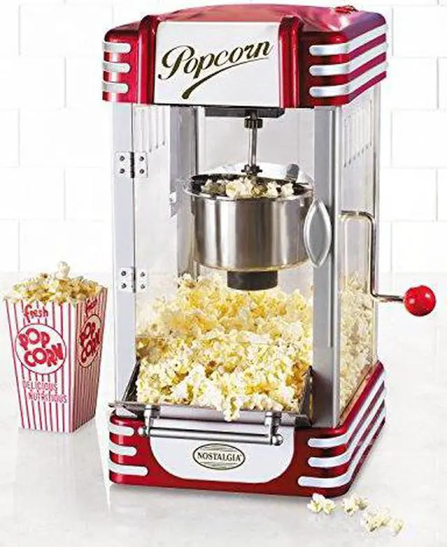 Alt view image 8 of 11 - Nostalgia Electrics 23x15-in. Retro Series Kettle Popcorn Maker