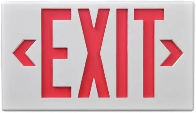 Alt view image 4 of 5 - COOPER LIGHTING LPX7 COOPER LIGHTING Plastic LED Exit Sign with Battery Backup