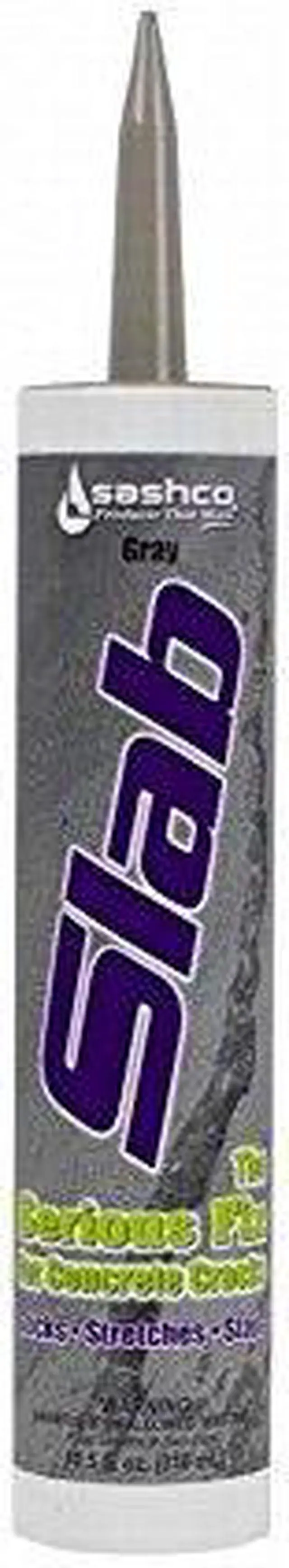 Alt view image 2 of 6 - Sashco Slab Concrete Crack Repair Sealant, 10.5 oz Cartridge, Gray Pack of 1