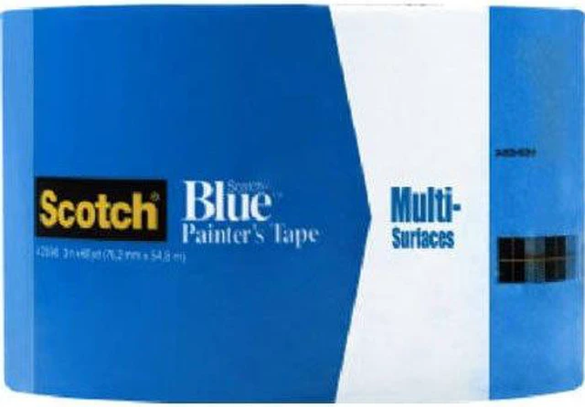 Alt view image 4 of 8 - Blue Painter's Tape 3" X 60 Yardss 3M Masking Tapes and Paper 2090-3A Blue