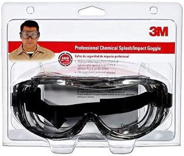 Alt view image 8 of 15 - Tekk Protection Chemical Splash/Impact Goggles - Polycarbonate Lens - 1/ Pack - Clear