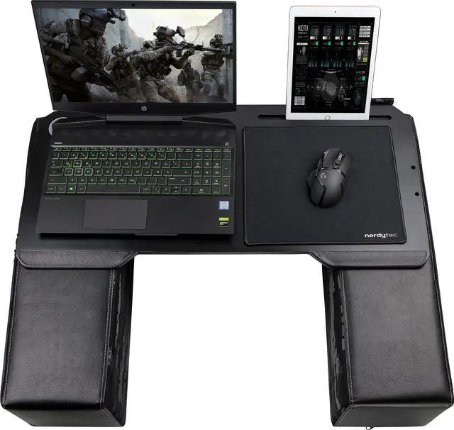 Alt view image 5 of 7 - Couchmaster® CYBOT - Ergonomic Lap Desk for Notebooks or Wireless Equipment, Including Pillows, Mousepad, best for Gaming or Home Office