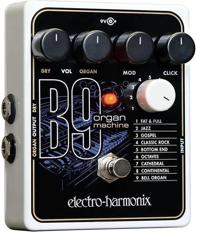 Alt view image 5 of 15 - Electro-Harmonix B9 Organ Machine Guitar Effect Pedal