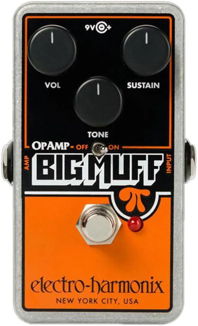 Alt view image 2 of 19 - Electro-Harmonix Op-Amp Big Muff Pi Distortion/Sustainer Effects Pedal