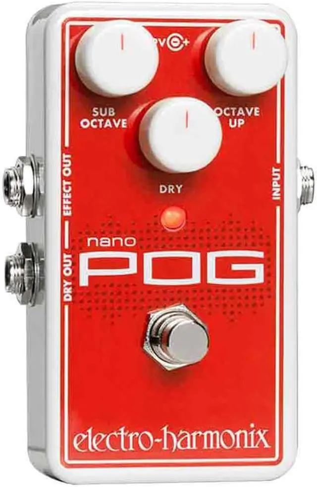 Alt view image 11 of 20 - Electro-Harmonix Nano POG Polyphonic Octave Generator Guitar Effects Pedal