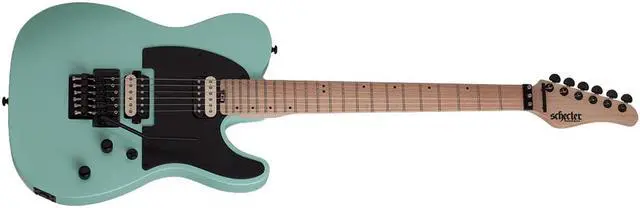 Alt view image 6 of 11 - Schecter Guitar Research SVSS PT-FR Maple Fingerboard Electric Guitar Sea Foam Green