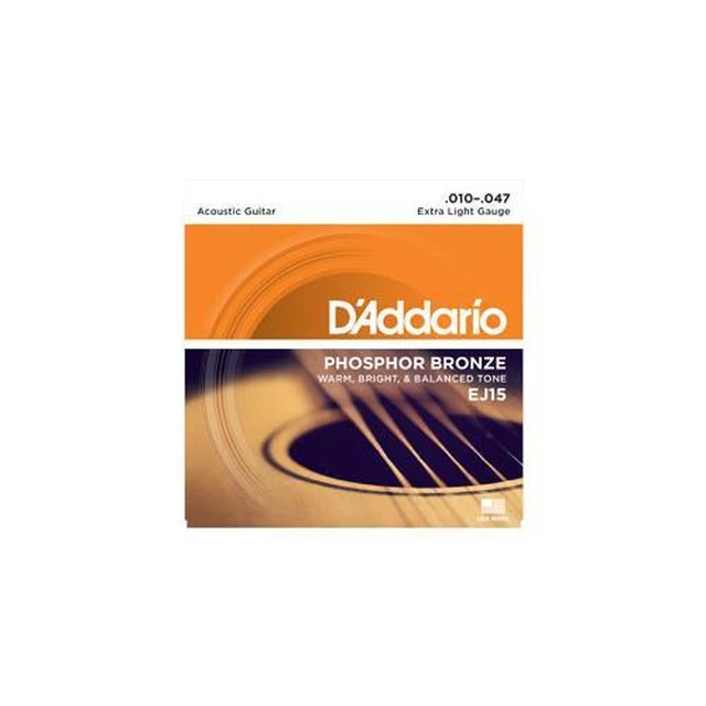 Alt view image 13 of 17 - D'Addario EJ15 Phos/Bronze Extra Lt Ac Guitar Strings
