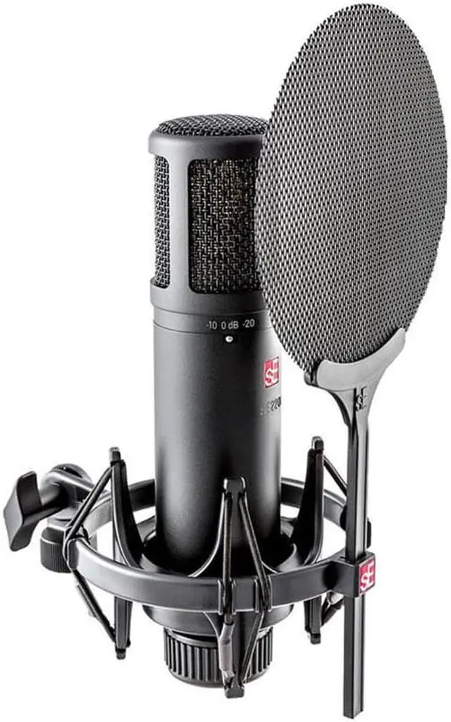Alt view image 6 of 20 - sE Electronics sE2200 Large Diaphragm Condenser Microphone