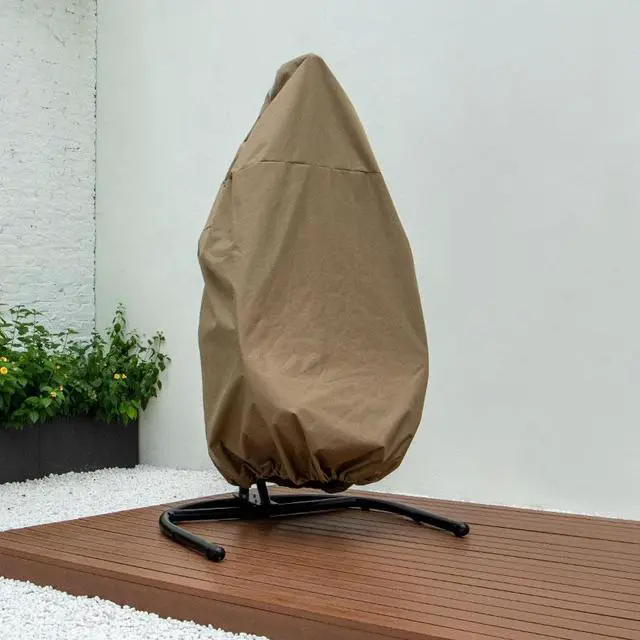 Alt view image 6 of 10 - LeisureMod Hanging Single Egg Swing Chair Cover