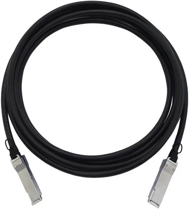 Main image of 100G QSFP28 DAC Cable, 30AWG, 1 Meter (1m), Passive Direct Attach Copper, Compatible with Brands Equipment