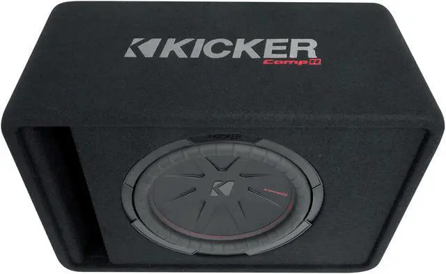 Alt view image 2 of 20 - KICKER 48VCWR122 CompR 12" 1000w Car Subwoofer+Vented Sub Box Enclosure Comp12