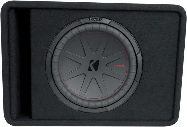 Alt view image 3 of 20 - KICKER 48VCWR122 CompR 12" 1000w Car Subwoofer+Vented Sub Box Enclosure Comp12
