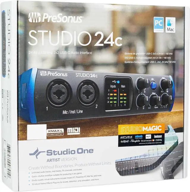 Alt view image 17 of 20 - Presonus Studio 24C USB-C Audio Interface