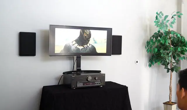 Alt view image 7 of 15 - 2 Rockville RockSlim Black Home Theater 5.25" 240w Easy Wall Mount Slim Speakers