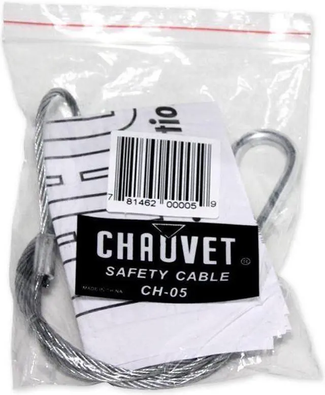 Alt view image 6 of 15 - Steel Light Fixture Safety Cable With Latch 30 In