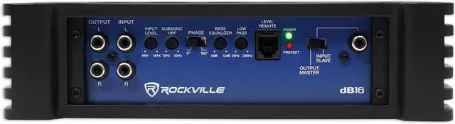 Alt view image 4 of 6 - Rockville dB16 8000 Watt/4000w RMS Mono Class D 2 Ohm Amplifier Car Audio Amp