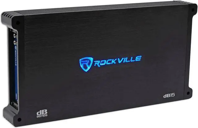 Main image of Rockville dB15 6000 Watt/3000w RMS Mono Class D 2 Ohm Amplifier Car Audio Amp
