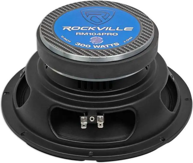 Alt view image 5 of 8 - Rockville RM104PRO 10" 600 Watt 4 Ohm SPL Car Midrange Mid-Bass Pro Speaker