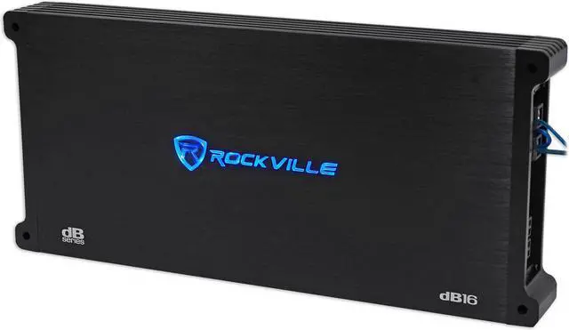 Alt view image 2 of 6 - Rockville dB16 8000 Watt/4000w RMS Mono Class D 2 Ohm Amplifier Car Audio Amp