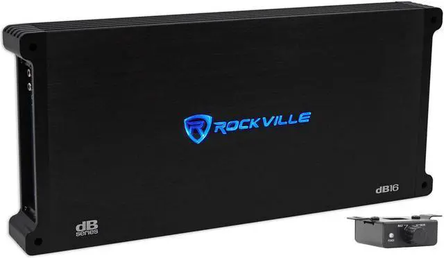 Main image of Rockville dB16 8000 Watt/4000w RMS Mono Class D 2 Ohm Amplifier Car Audio Amp